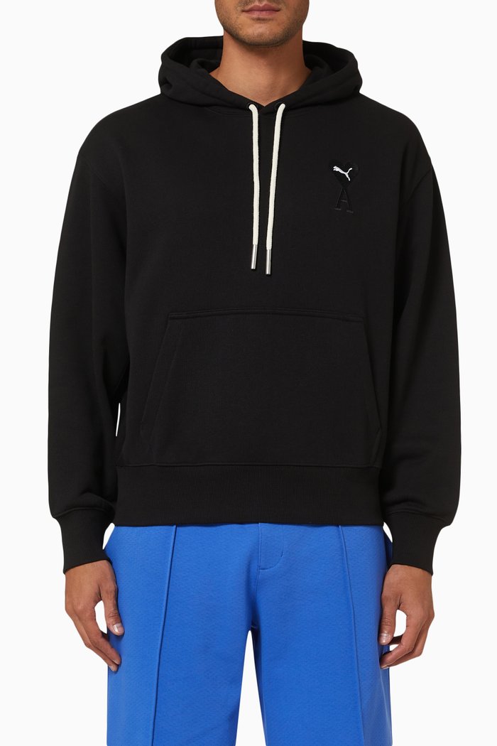 

Puma X Ami Hoodie in Cotton, Black