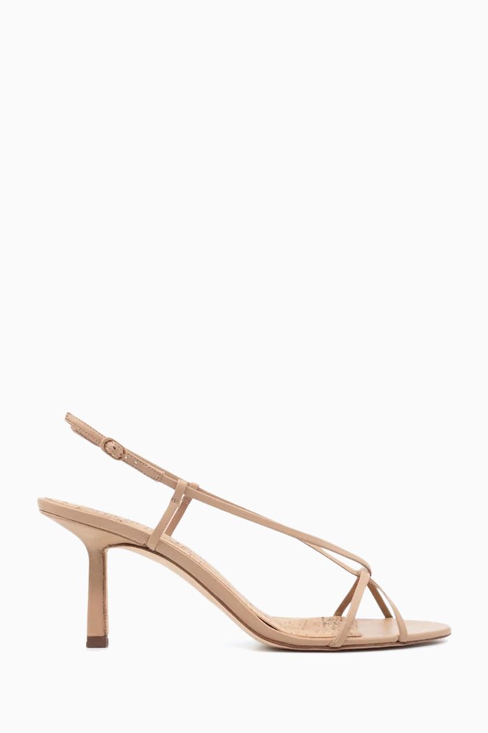 

Entwined 70 Sandals in Leather, Neutral