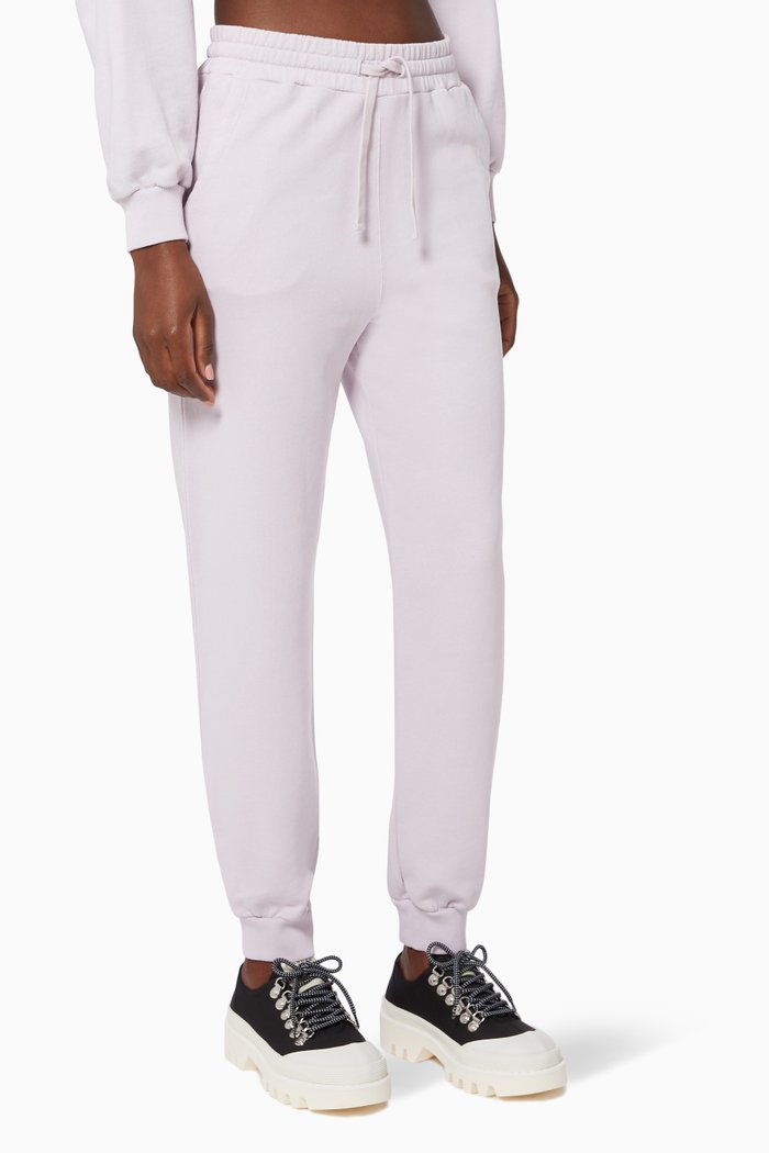 

Heart Logo Sweatpants in Jersey, Purple