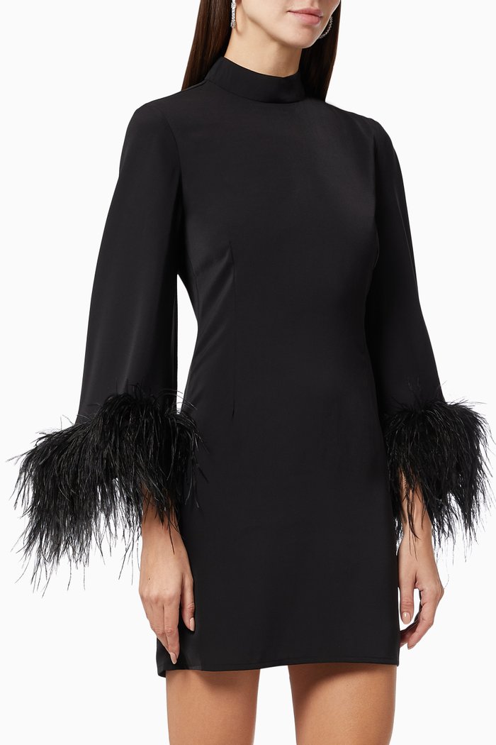 

Hollywood Dress in Crepe, Black