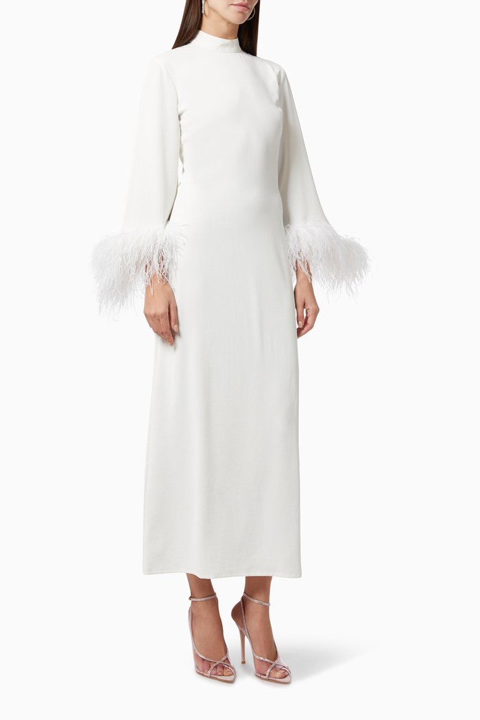 

Gloria Dress in Crepe, White