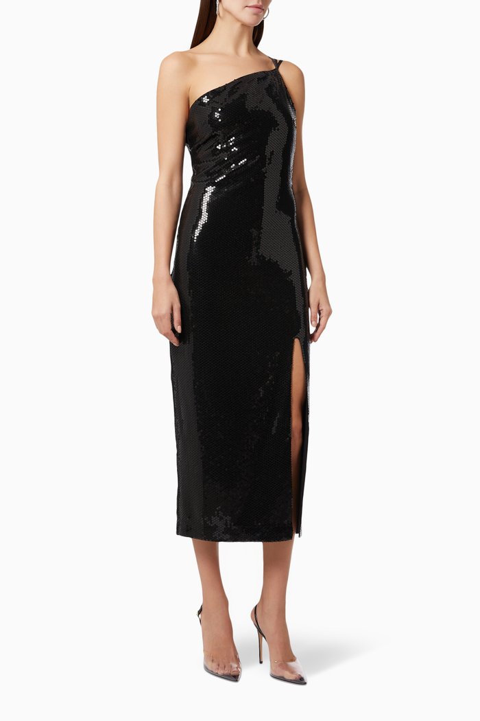 

Cher Dress in Sequin, Black