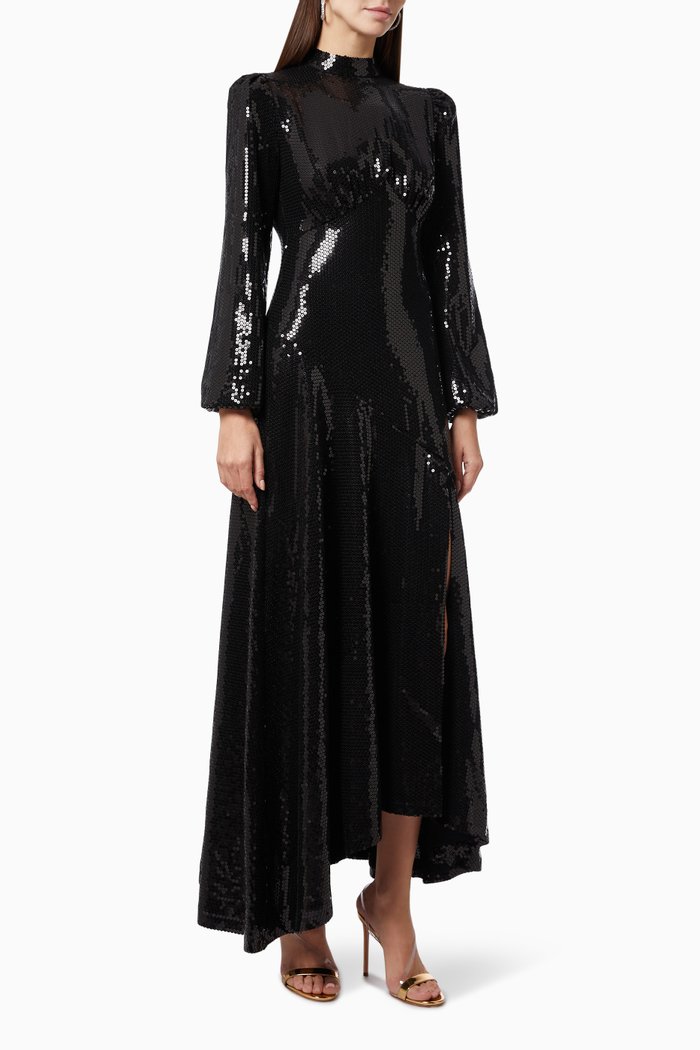 

Clara Dress in Sequin, Black