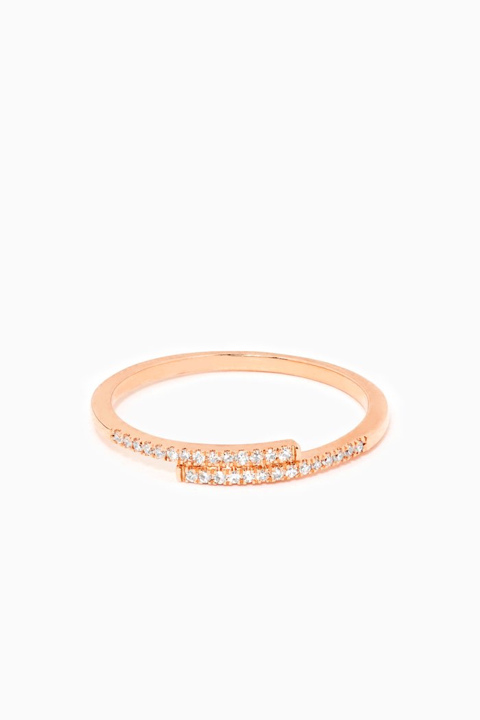 

Toi et Moi Diamond Ring in 18kt Rose Gold