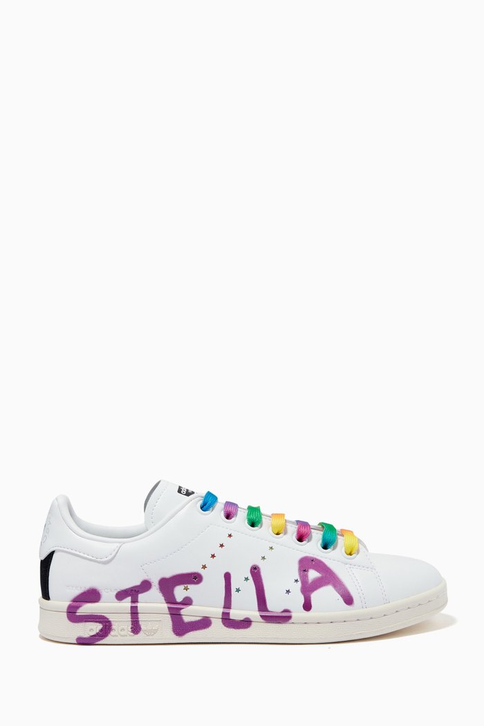 

x Ed Curtis Stan Smith Adidas Sneakers in Vegan Leather, Purple