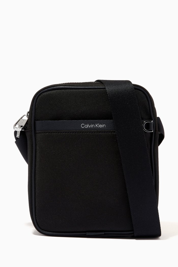 

Small Crossbody Bag in Recycled Polyester, Black