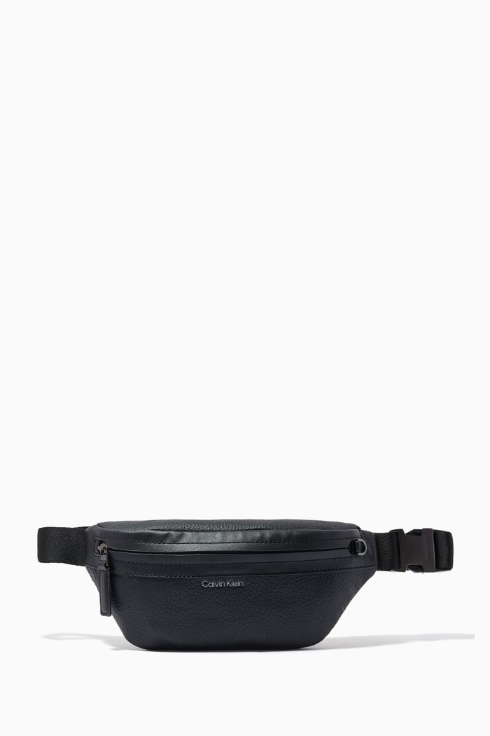 

Warmth Belt Bag in Faux Leather, Black