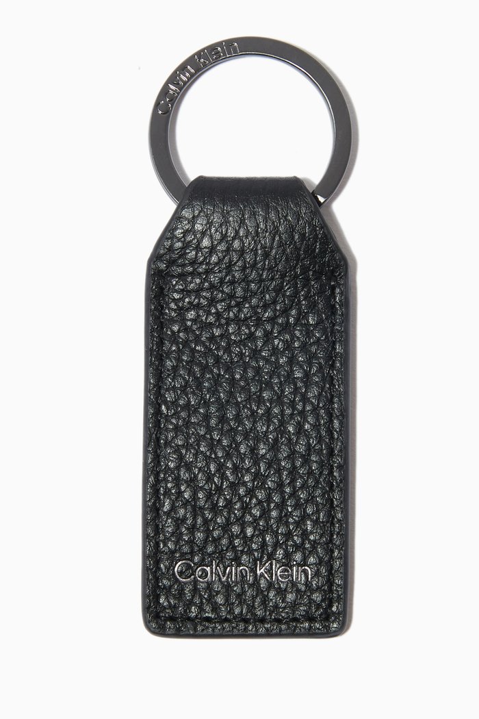 

Warmth Keyring in Leather, Black