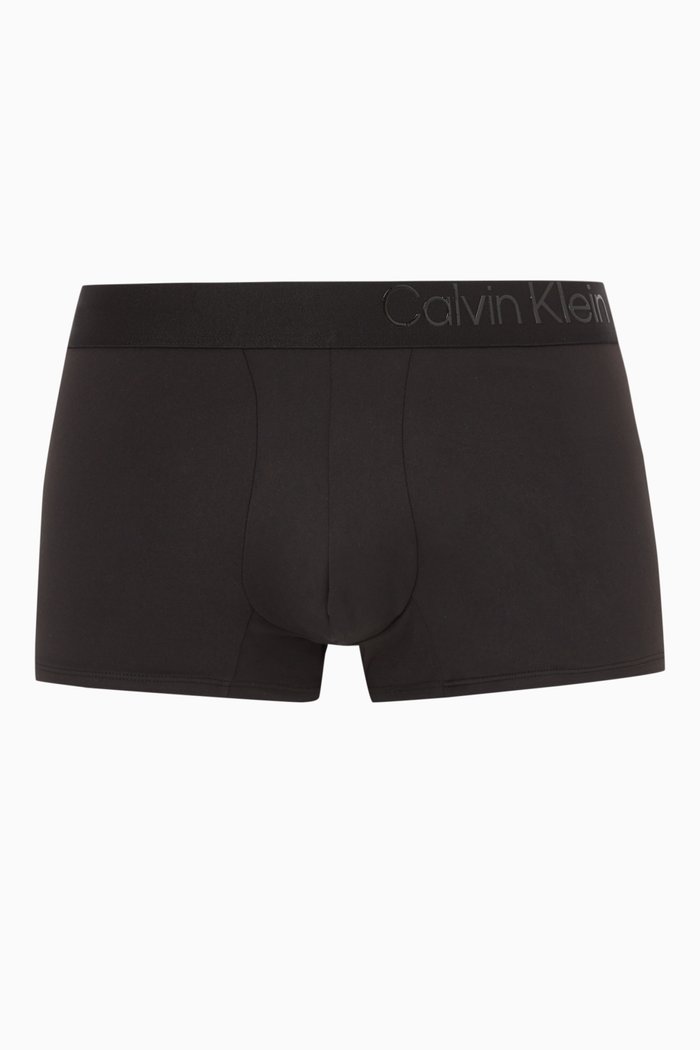 

Gloss Low Rise Trunk in Microfiber Jersey, Black