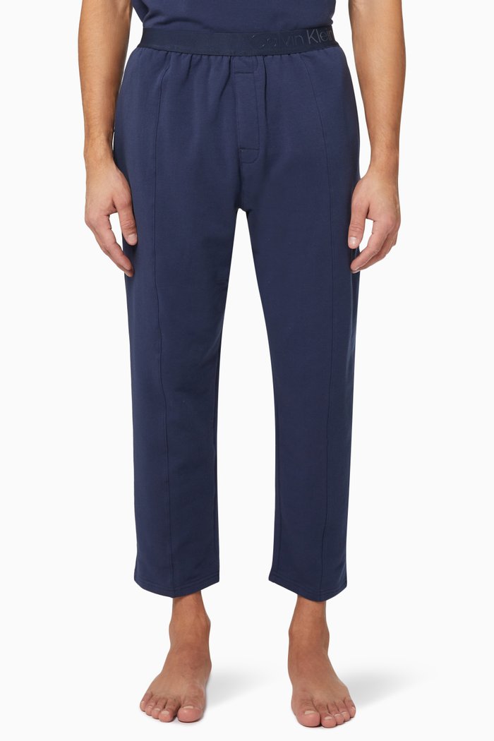 

Gloss Lounge Jogger Pants in Organic Cotton Fleece, Blue