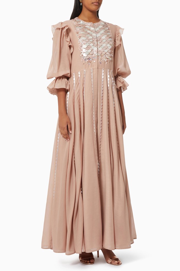 

Amour-B Embellished Dress, Pink