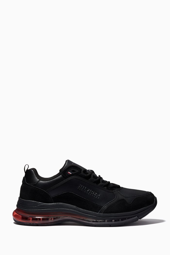 

Air Bubble Premium Sneakers in Leather, Black