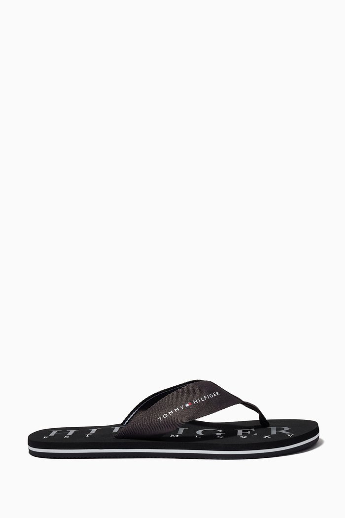 

Logo Flip Flops, Black