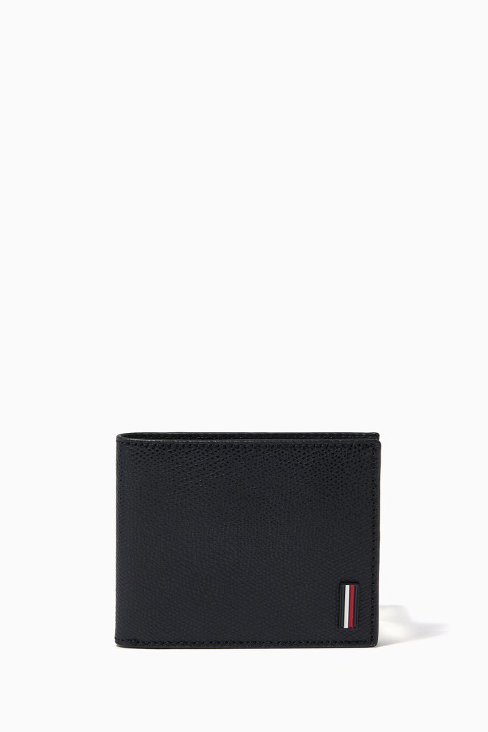 

Small CC Wallet in Leather, Black