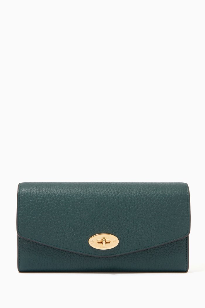 

Darley Wallet in Heavy Grain Leather, Green