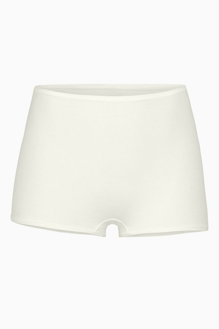 

Cotton Jersey Boy Short, White