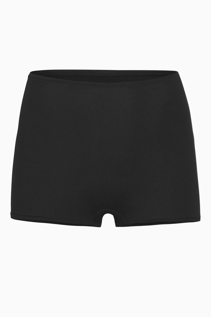 

Cotton Jersey Boy Short, Black