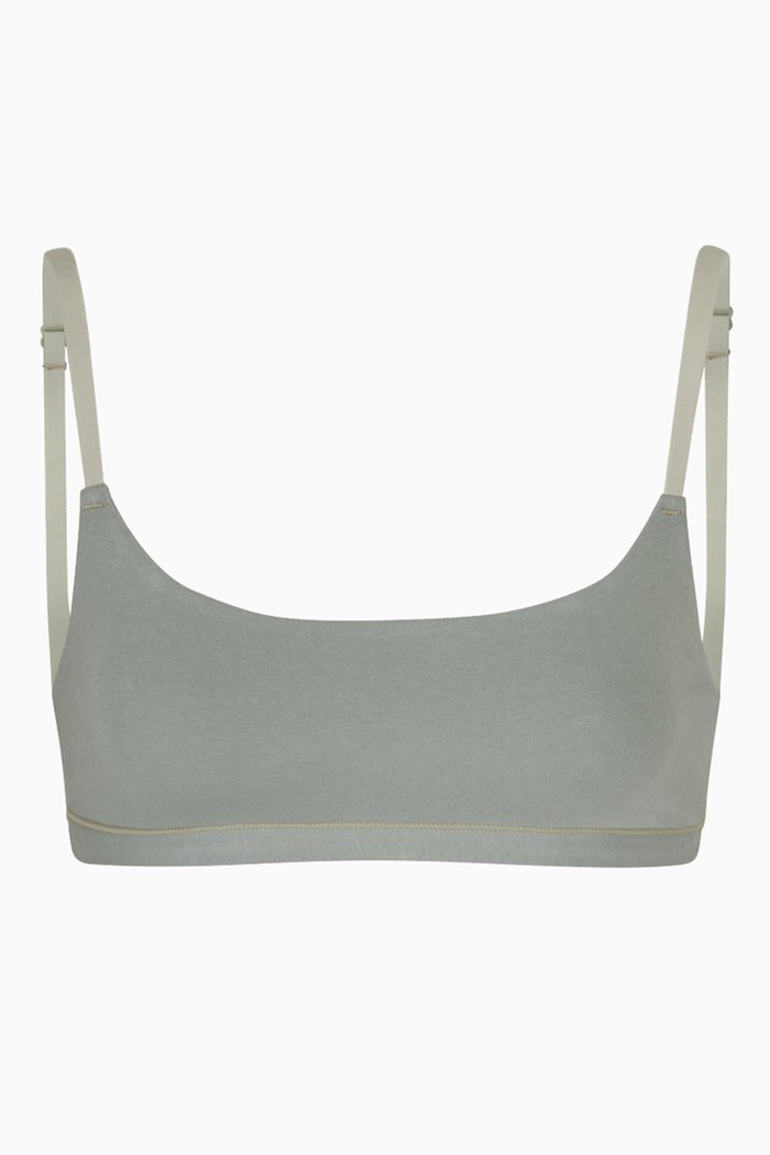 

Scoop Bralette in Cotton Jersey, Grey