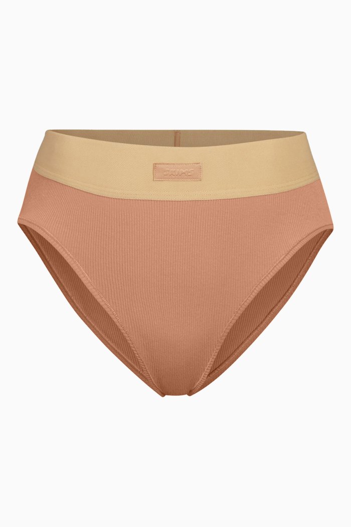 

Cotton Rib Mid Rise Brief, Neutral