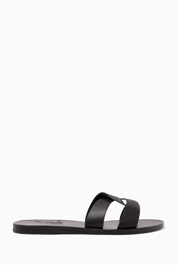 Desmos Sandals in Nappa, Black