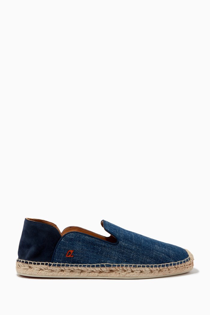 

Espadon Flat Shoes in Denim, Blue