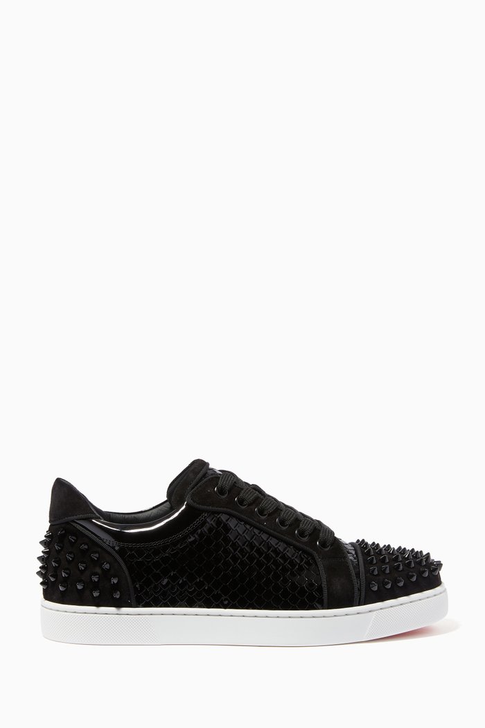 

Vieira 2 Sneakers in Scales Patent Leather, Black