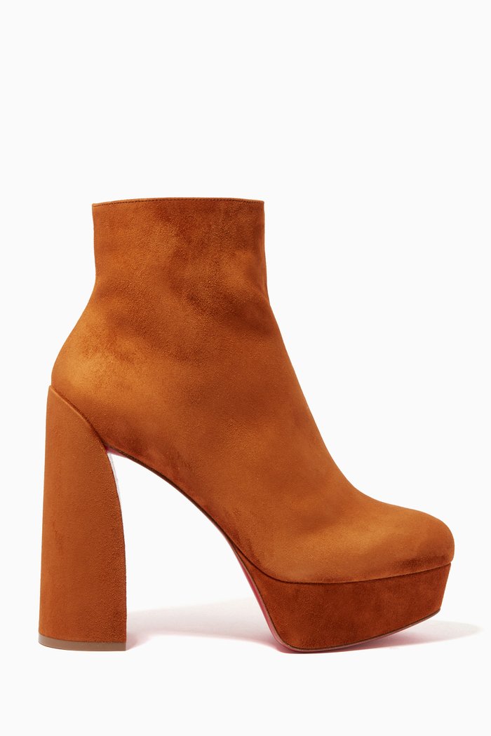 

Movida Booty 130 Ankle Boots in Suede, Brown