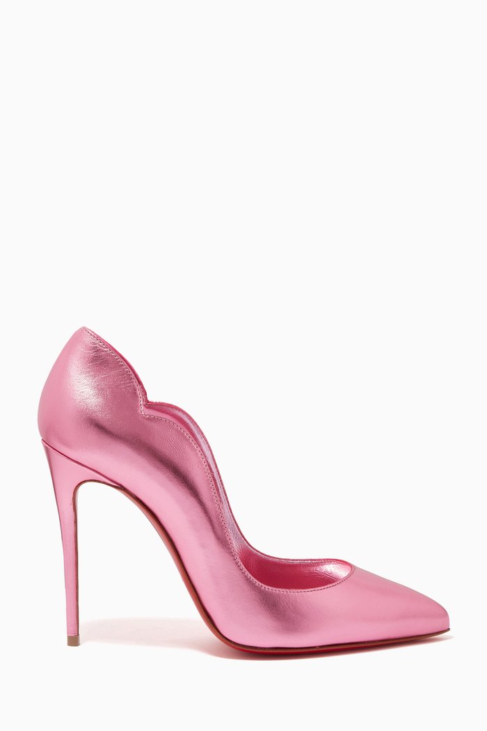 

Hot Chick 100 Pumps in Metallic Leather, Pink