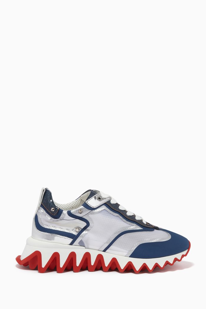 

Sharkina Sneakers in Mesh & Leather, Multicolour