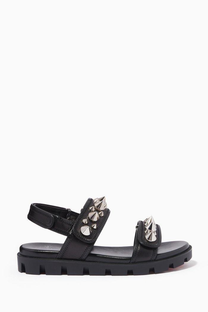 

Spikita Cool Sandals in Nappa Leather, Black