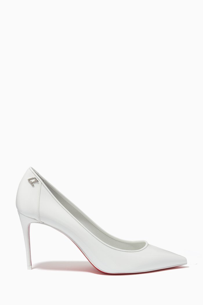 

Sporty Kate 85 Pumps in Patent Leather, White