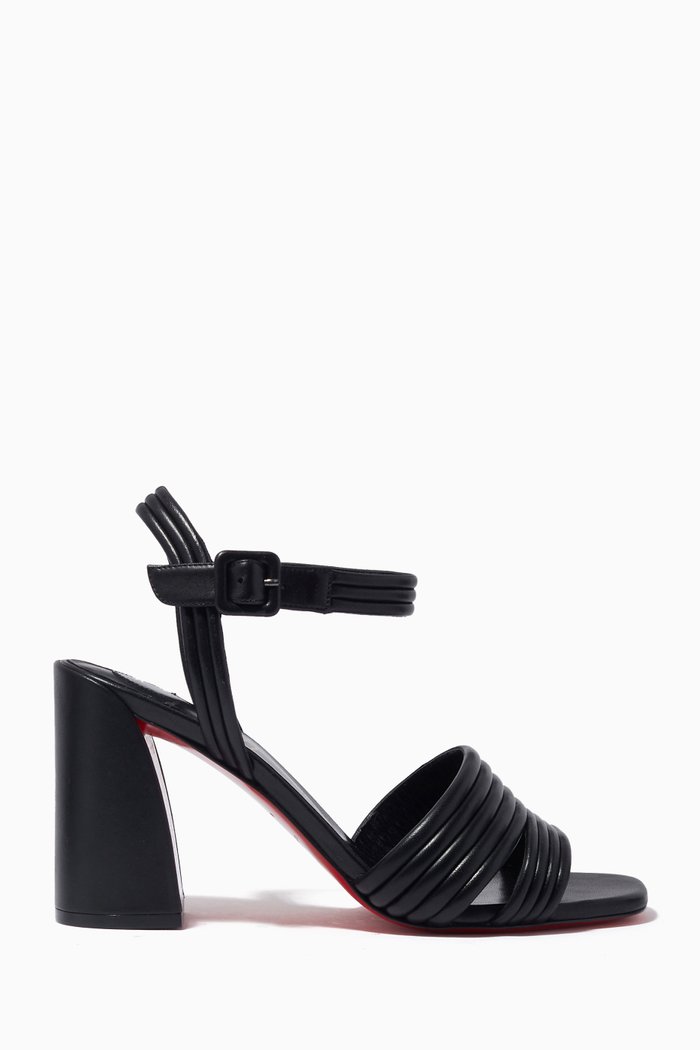 

Manola 85 Sandals in Nappa, Black