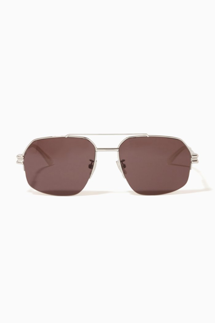 

BV Classic Sunglasses, Silver