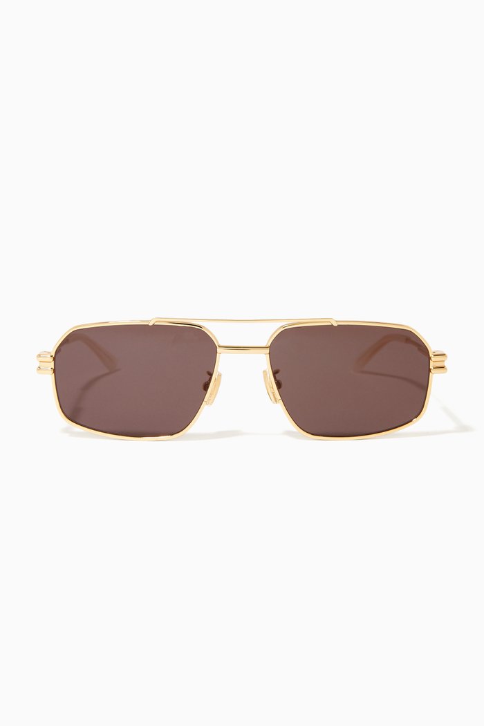 

BV Classic Sunglasses, Gold