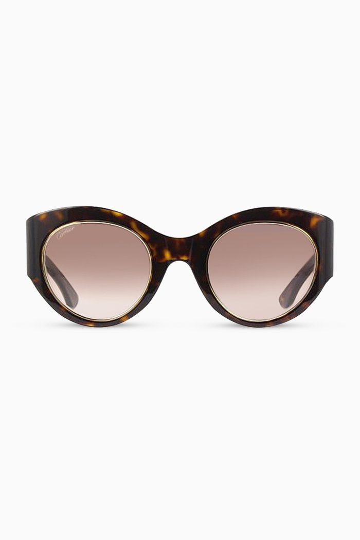 

C Décor Sunglasses in Acetate, Brown