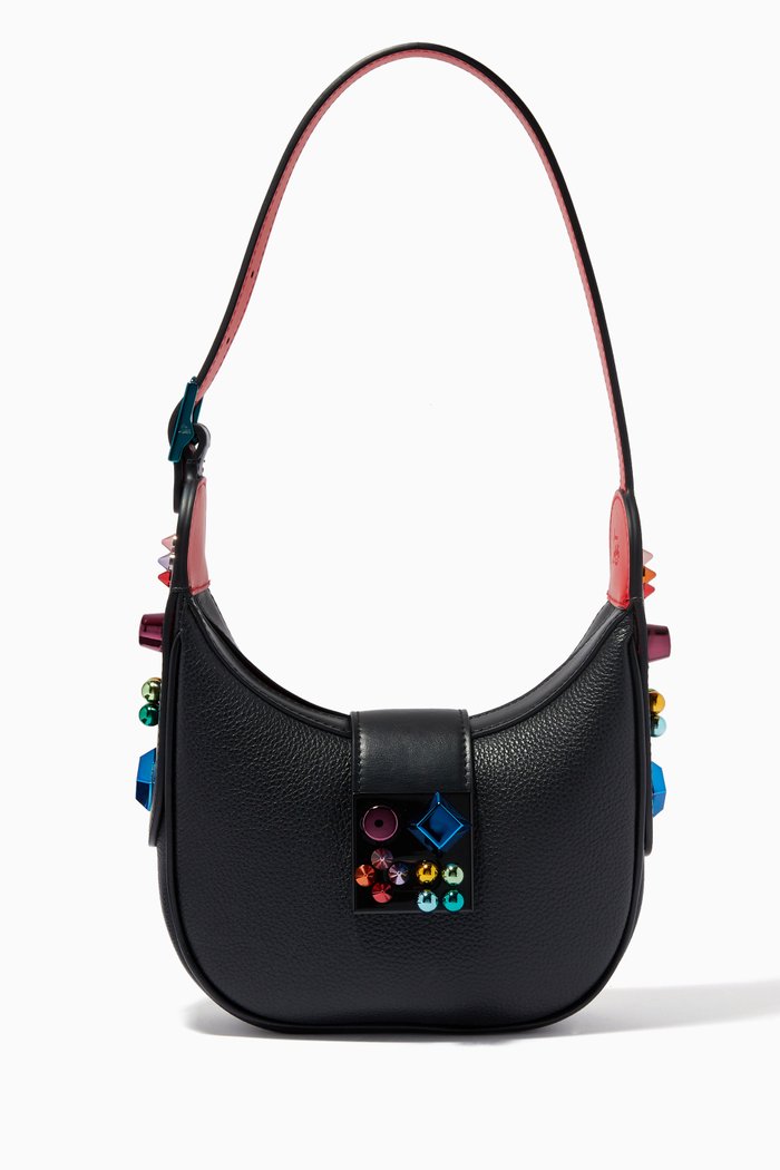 

Carasky Mini Tote Bag in Grained Leather, Multicolour