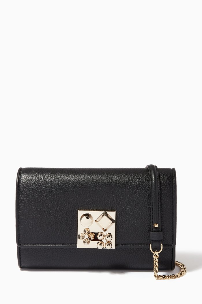 

Carasky Clutch in Leather, Black