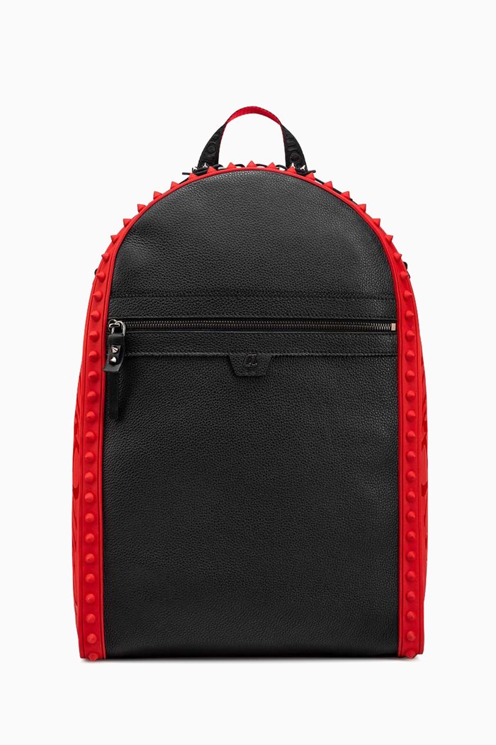 

Back Paris Backpack in Grained Leather, Black