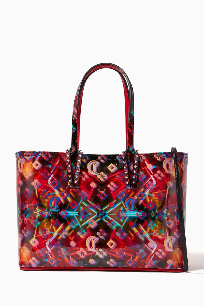 

Cabata N/S Small Bag in Graphic Patent Leather, Multicolour