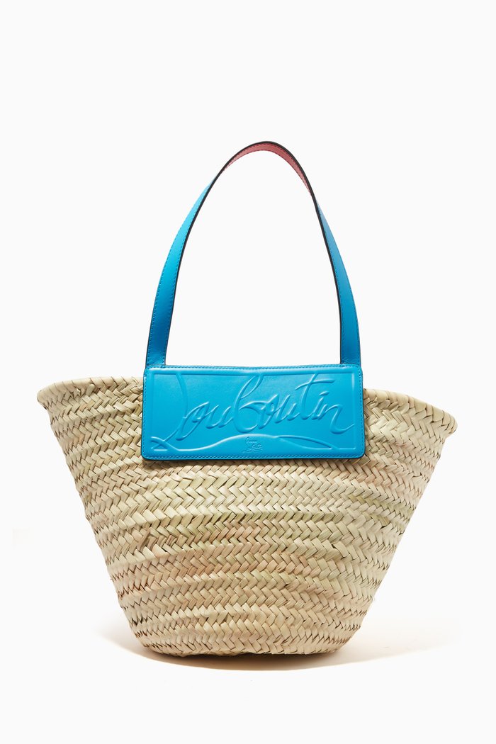 

Loubishore Tote Bag in Raffia, Multicolour
