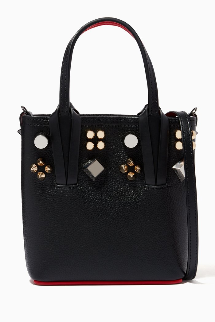 

Cabata N/S Mini Bag in Grained Leather, Black