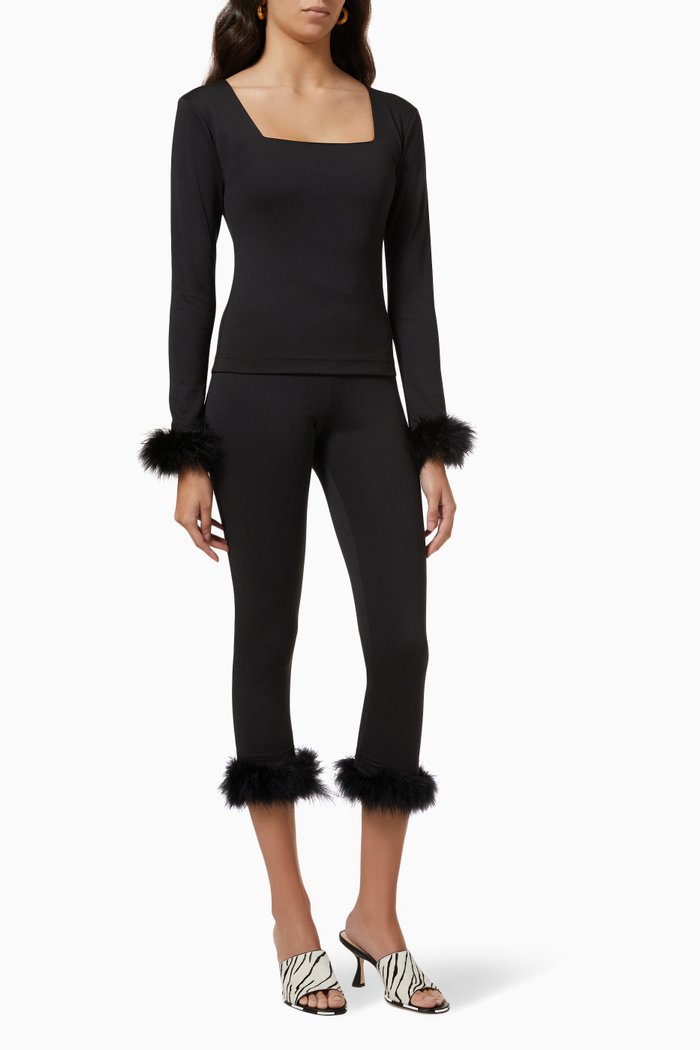 

The Weekend Chic Set in Jersey, Black