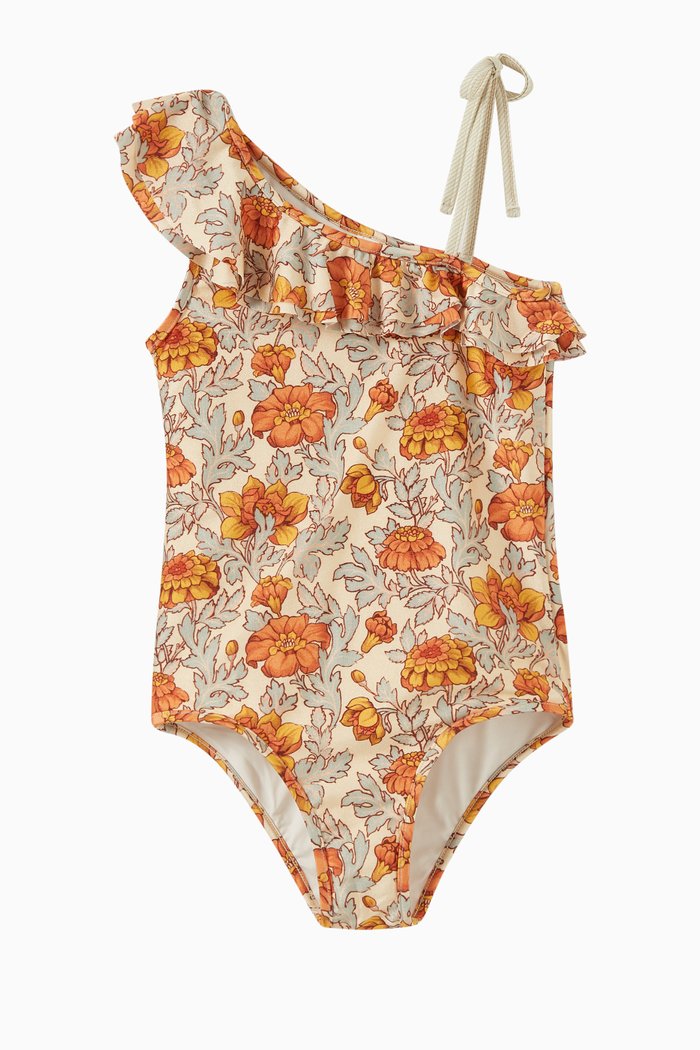

Andie Frill One Shoulder One Piece Swimsuit, Multicolour