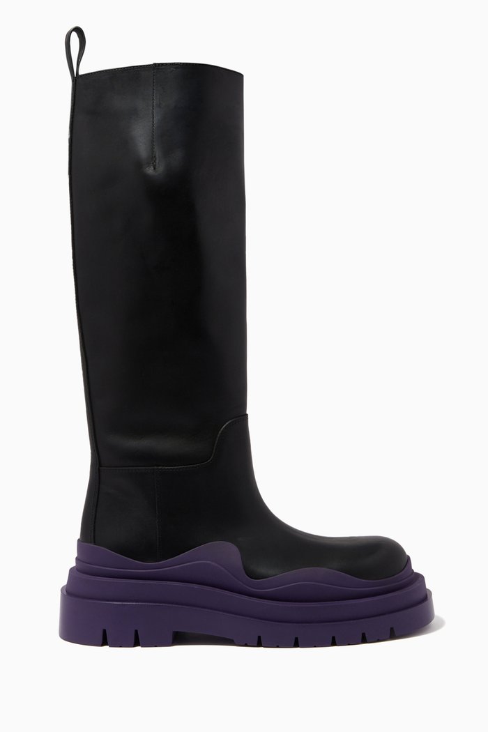 BV Tire Boots in Calfskin, Black