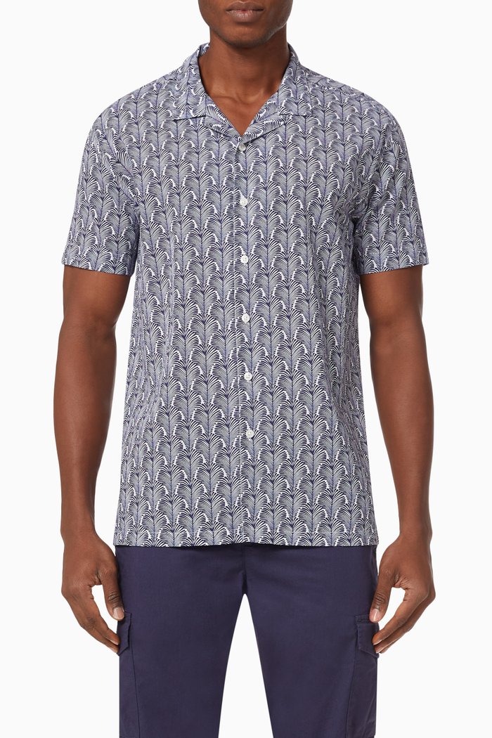 

Mykonos Cuban Shirt, Blue