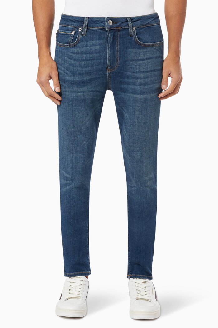 Skinny Jeans in Stretch Denim, Blue