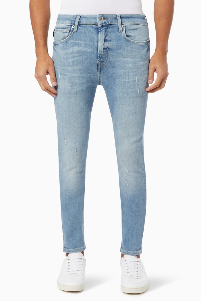 

Skinny Jeans in Stretch Denim, Blue