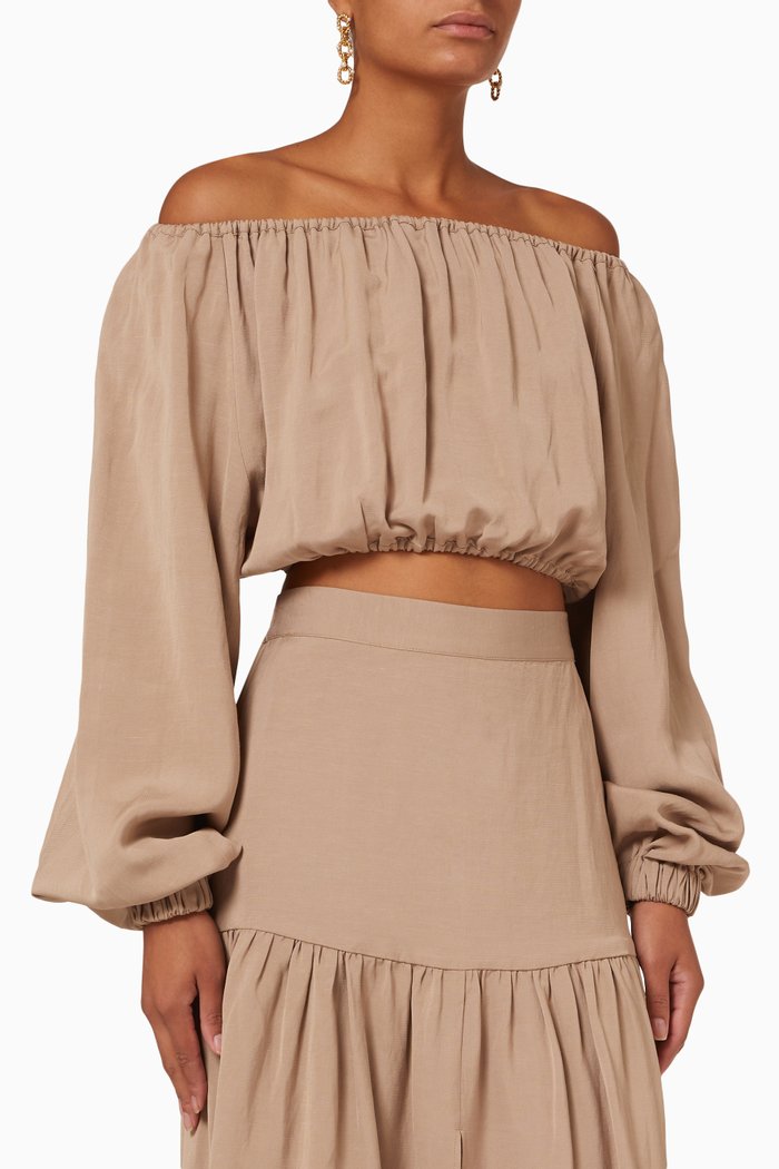 

Young Lovers Top in Viscose, Brown