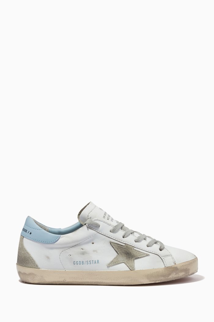 

Superstar Sneakers in Leather, White