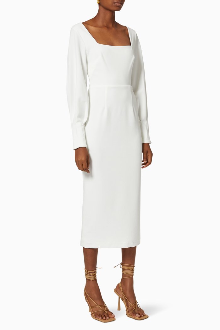 

Make Out Midi Dress, Neutral
